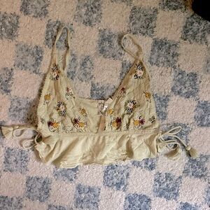 Intimately Free People beaded crop top